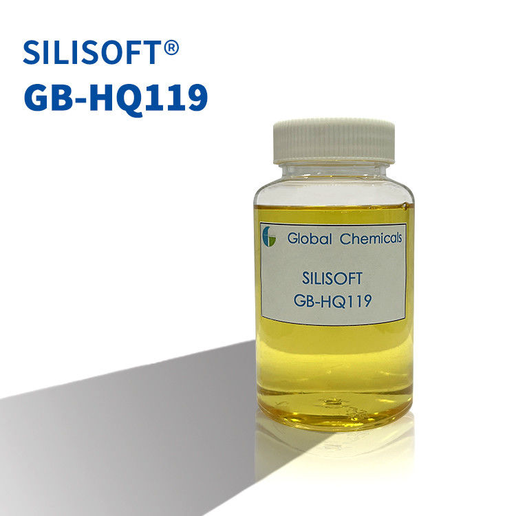 고농도 수소성 실리콘 SILISOFT GB-HQ119 목화 및 T/C 직물 인쇄 직물의 손잡이 완공용
