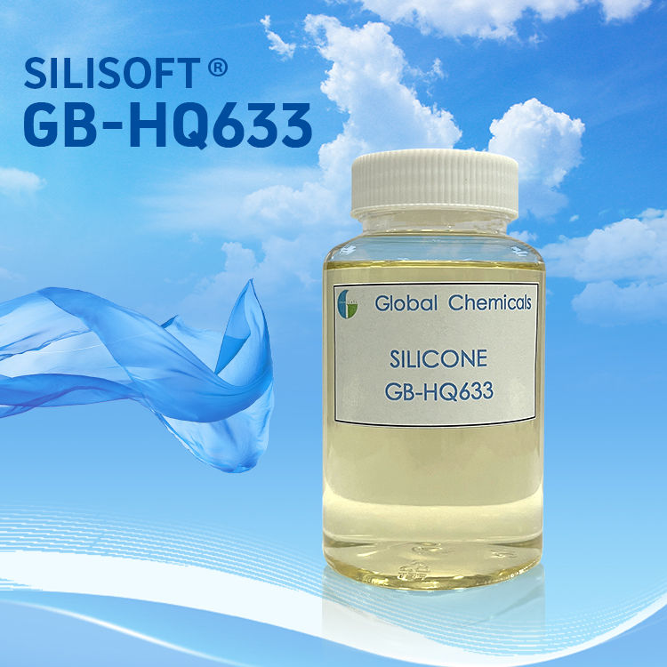 화학 섬유 직물에 사용되는 저황변 블록 소프트 실리콘 SILISOFT GB-HQ633, 초연성 효과
