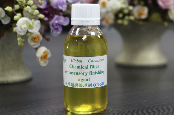 낮은 노란색화 화학 섬유 블록 실리콘 초감각 마감제 QR - 518