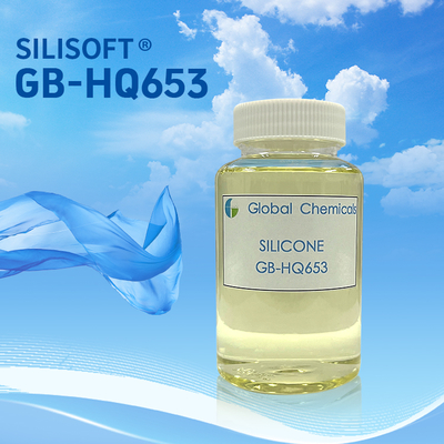 화학 섬유 부드럽고 푹신한 실리콘 SILISOFT GB-HQ653, 낮은 황변 및 직물 색상에 영향 없음