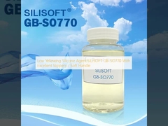 우수한 미끄러운 / 연성 핸들과 낮은 황색화 실리콘 작용제 SILISOFT GB-SO770