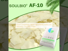 좋은 호환성 AEEA 무료 연화제는 낮은 황색화 / 점착성 / 거품을 얇은 조각으로 벗겨집니다