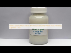 약한 카티온 다산화 아미노 실리콘 우유 흰색 플러시 마무리 에이전트 KY - 123