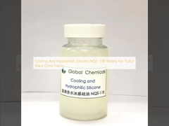 냉각 및 수소 친화적 실리콘 NQS -118 널리 황 검은 색 염색 직물