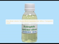 매우 약한 카티온 실리콘 블록 코폴리머 연한 노란색 / 투명한 액체