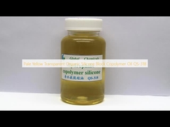 연한 노란색 투명한 유기 실리콘 블록 코폴리머 오일 QS-318