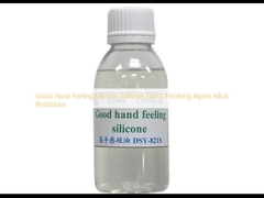 좋은 손 느낌 실리콘 부드러운 직물 마무리 에이전트 알칼리 저항성